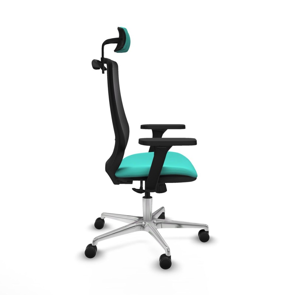 Chaise de Bureau avec Appui-tête Mardos Piqueras y Crespo D086N2H Turquoise
