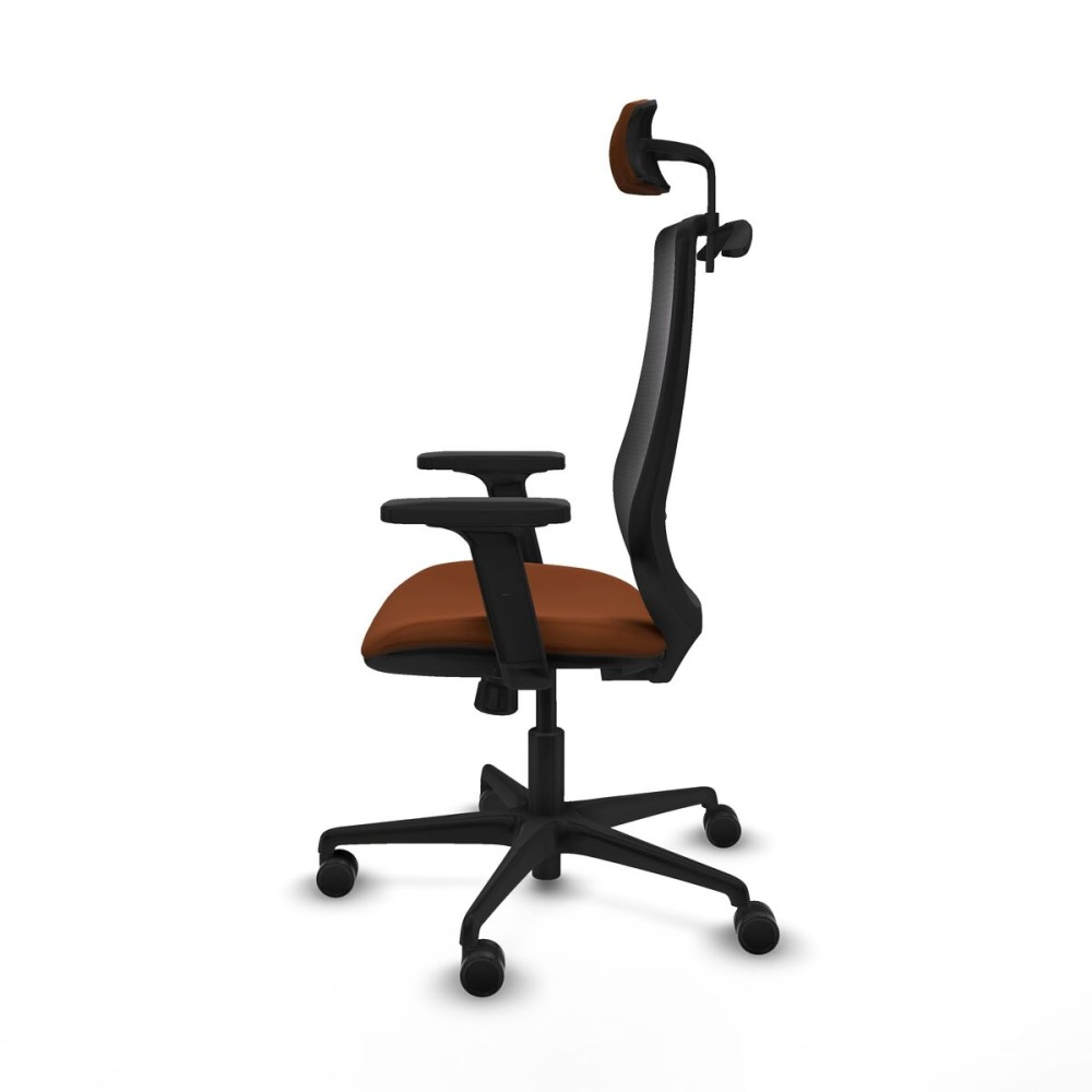 Chaise de Bureau avec Appui-tête Mardos Piqueras y Crespo D036N2H Marron Noir