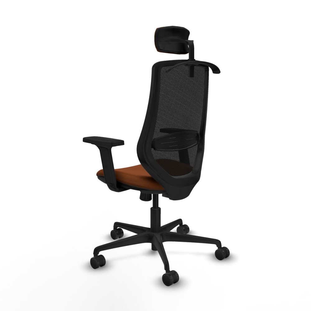 Chaise de Bureau avec Appui-tête Mardos Piqueras y Crespo D036N2H Marron Noir