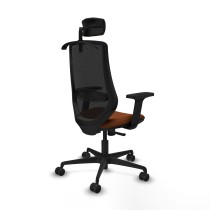 Chaise de Bureau avec Appui-tête Mardos Piqueras y Crespo D036N2H Marron Noir