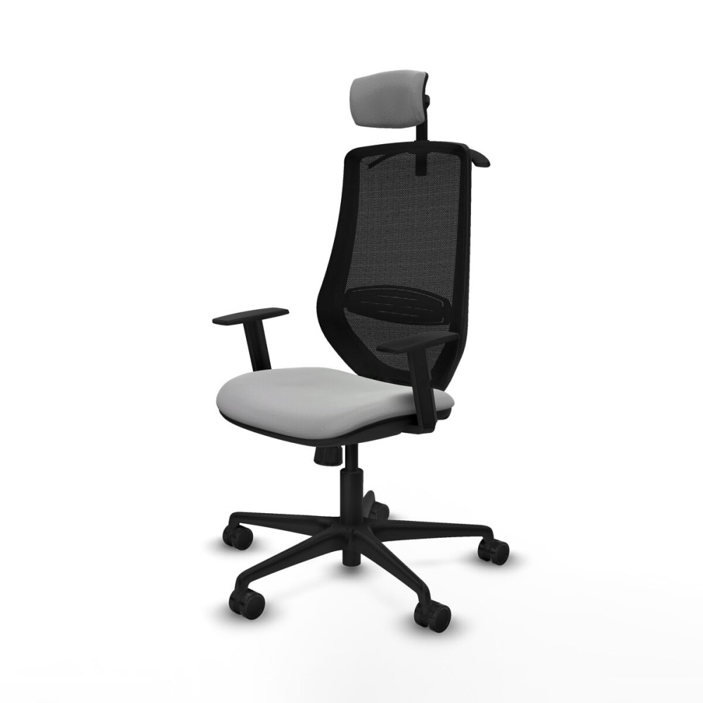Chaise de Bureau avec Appui-tête Mardos Piqueras y Crespo D036N2H Gris clair