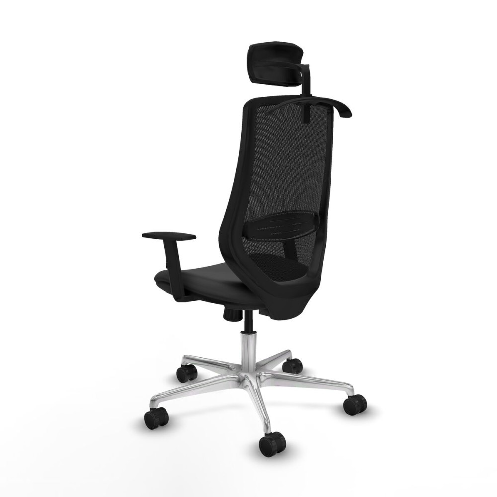 Chaise de Bureau avec Appui-tête Mardos Piqueras y Crespo D086N2H Gris foncé