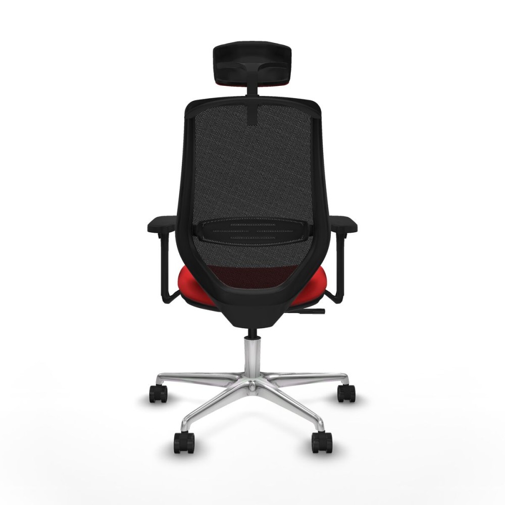 Chaise de Bureau avec Appui-tête Mardos Piqueras y Crespo D086N2H Rouge