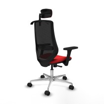 Chaise de Bureau avec Appui-tête Mardos Piqueras y Crespo D086N2H Rouge