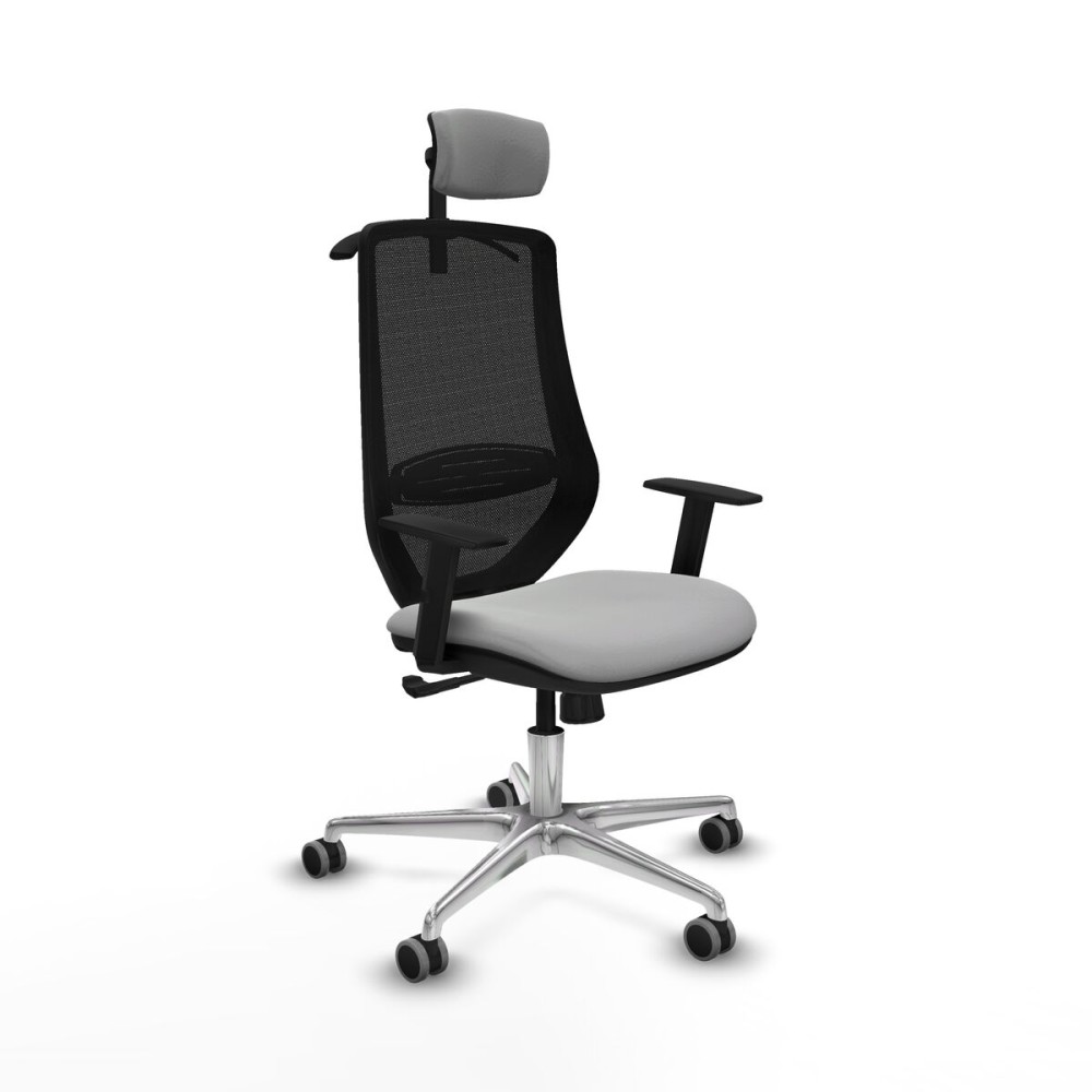 Chaise de Bureau avec Appui-tête Mardos Piqueras y Crespo D086G2H Gris clair
