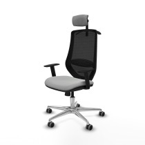 Office Chair with Headrest Mardos Piqueras y Crespo D086G2H Light grey