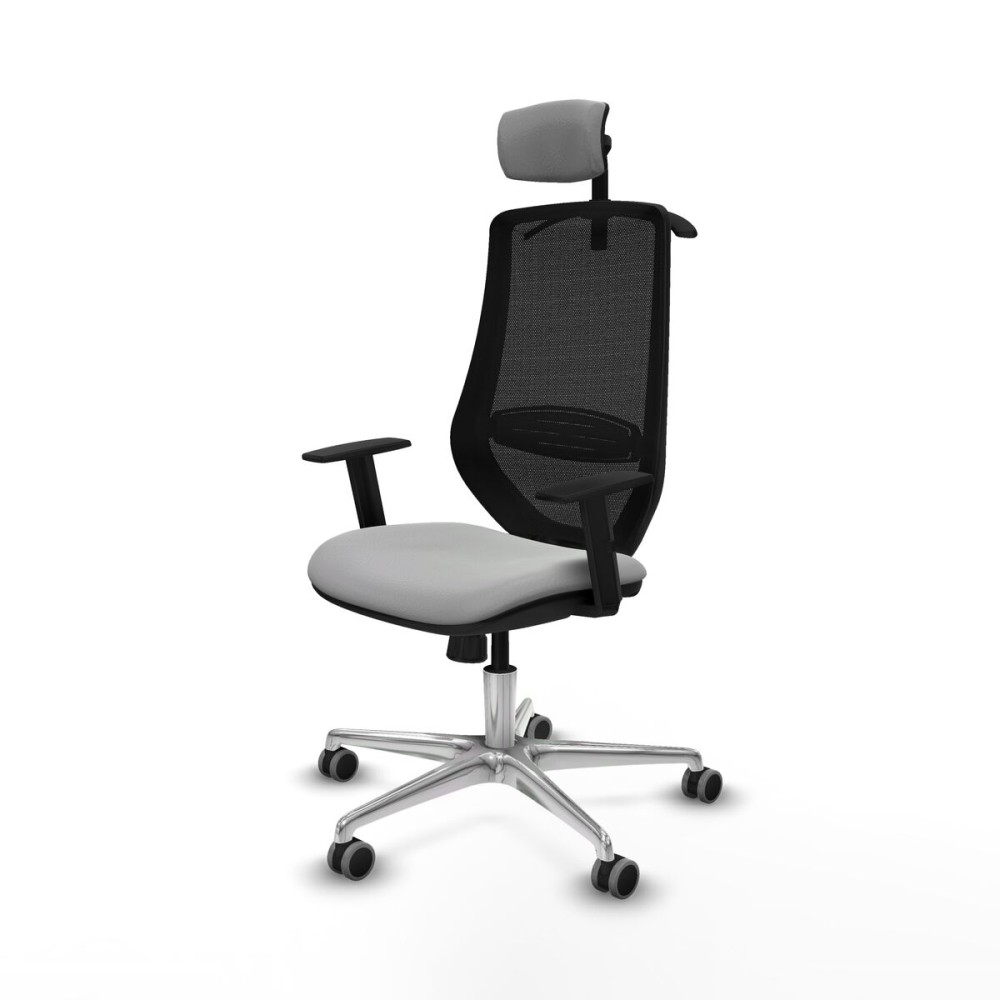 Chaise de Bureau avec Appui-tête Mardos Piqueras y Crespo D086G2H Gris clair