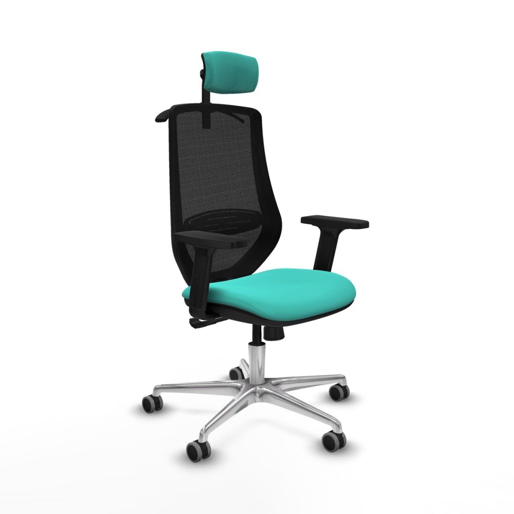 Chaise de Bureau avec Appui-tête Mardos Piqueras y Crespo D086G2H Turquoise