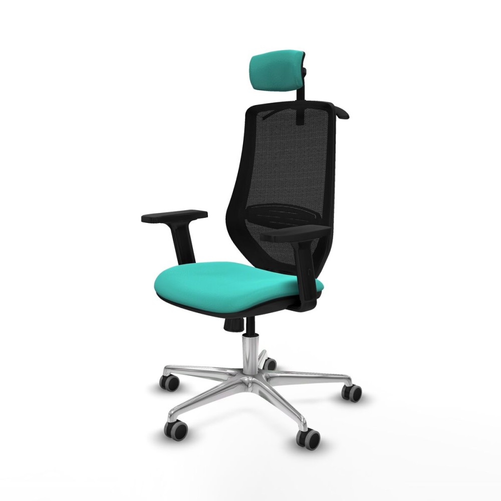 Chaise de Bureau avec Appui-tête Mardos Piqueras y Crespo D086G2H Turquoise