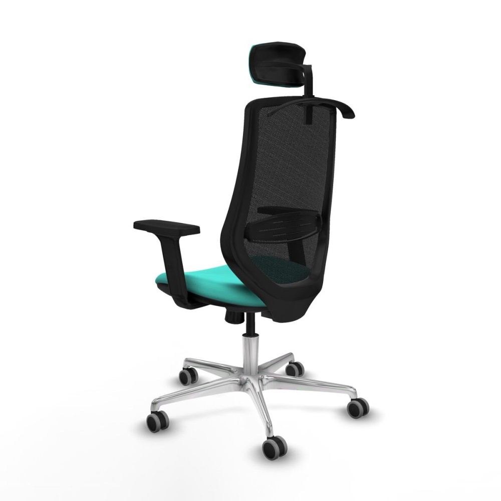 Chaise de Bureau avec Appui-tête Mardos Piqueras y Crespo D086G2H Turquoise