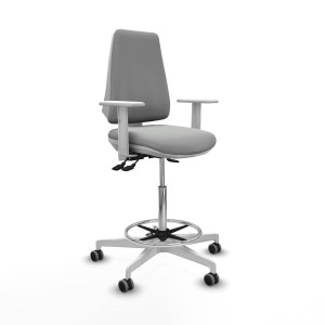 Chaise de Bureau Elche Piqueras y Crespo B5B026G Gris clair Grande
