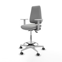 Chaise de Bureau Elche Piqueras y Crespo B5B026G Gris clair Grande