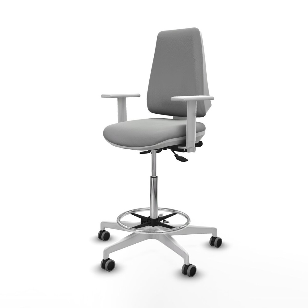 Chaise de Bureau Elche Piqueras y Crespo B5B026G Gris clair Grande