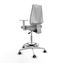 Chaise de Bureau Elche Piqueras y Crespo B5B026G Gris clair Grande