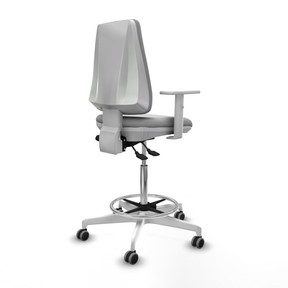 Chaise de Bureau Elche Piqueras y Crespo B5B026G Gris clair Grande