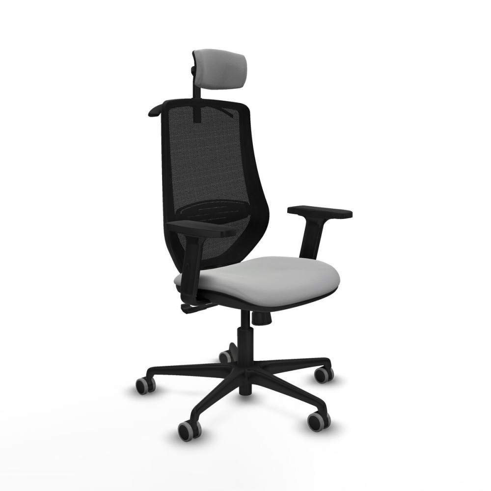 Chaise de Bureau avec Appui-tête Mardos Piqueras y Crespo D036G2H Gris clair