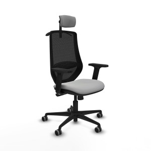 Chaise de Bureau avec Appui-tête Mardos Piqueras y Crespo D036G2H Gris clair