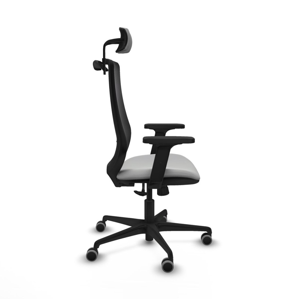 Chaise de Bureau avec Appui-tête Mardos Piqueras y Crespo D036G2H Gris clair