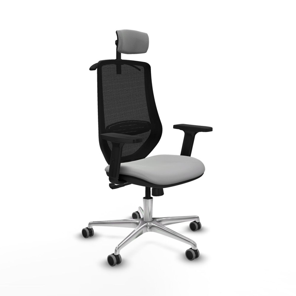 Chaise de Bureau avec Appui-tête Mardos Piqueras y Crespo D086G2H Gris clair