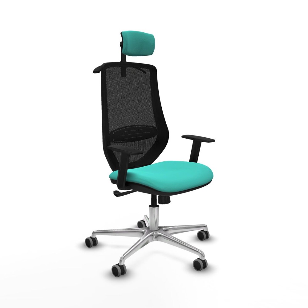 Chaise de Bureau avec Appui-tête Mardos Piqueras y Crespo D086G2H Turquoise