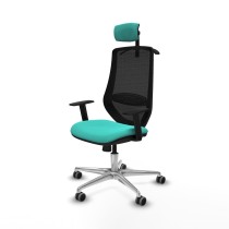 Chaise de Bureau avec Appui-tête Mardos Piqueras y Crespo D086G2H Turquoise
