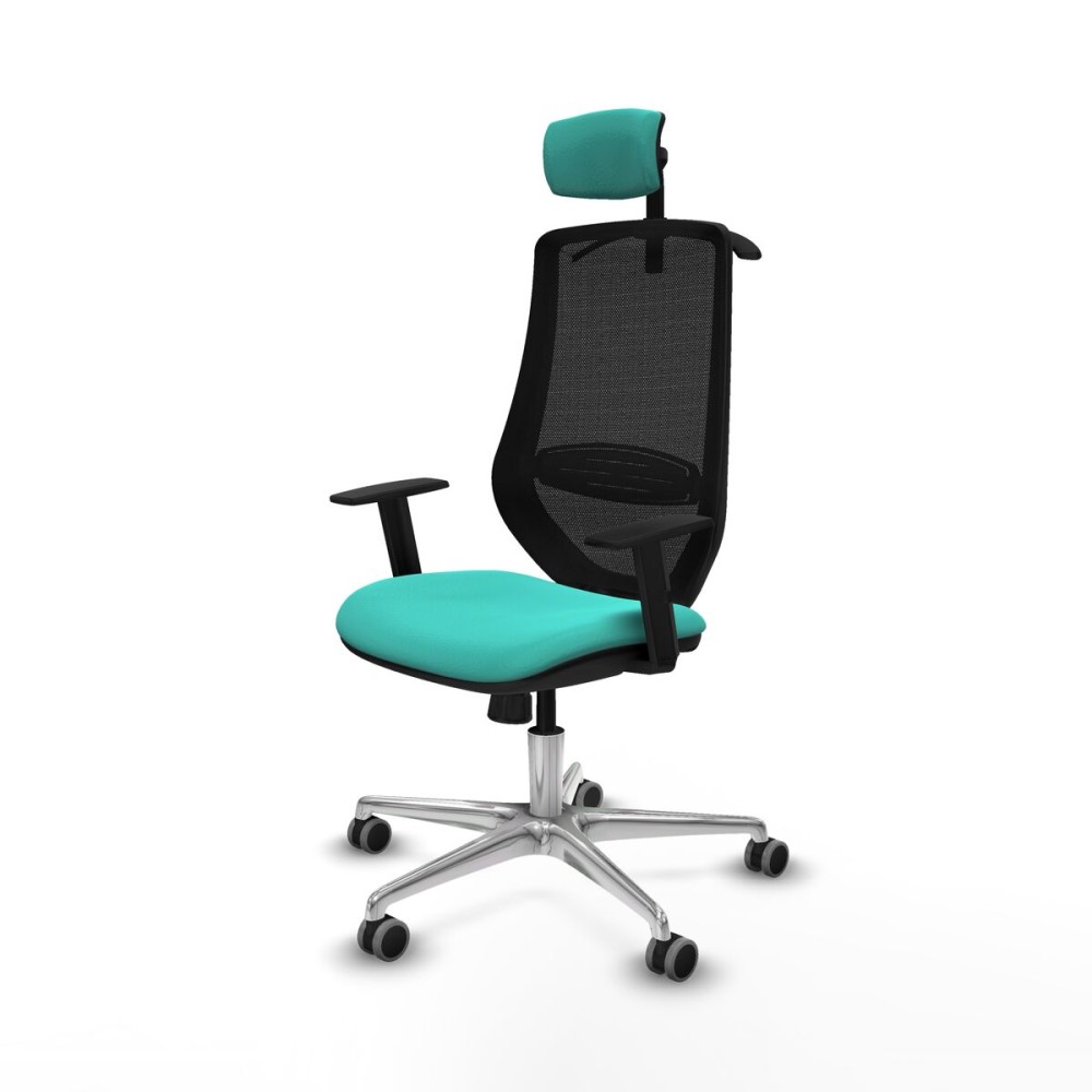Chaise de Bureau avec Appui-tête Mardos Piqueras y Crespo D086G2H Turquoise