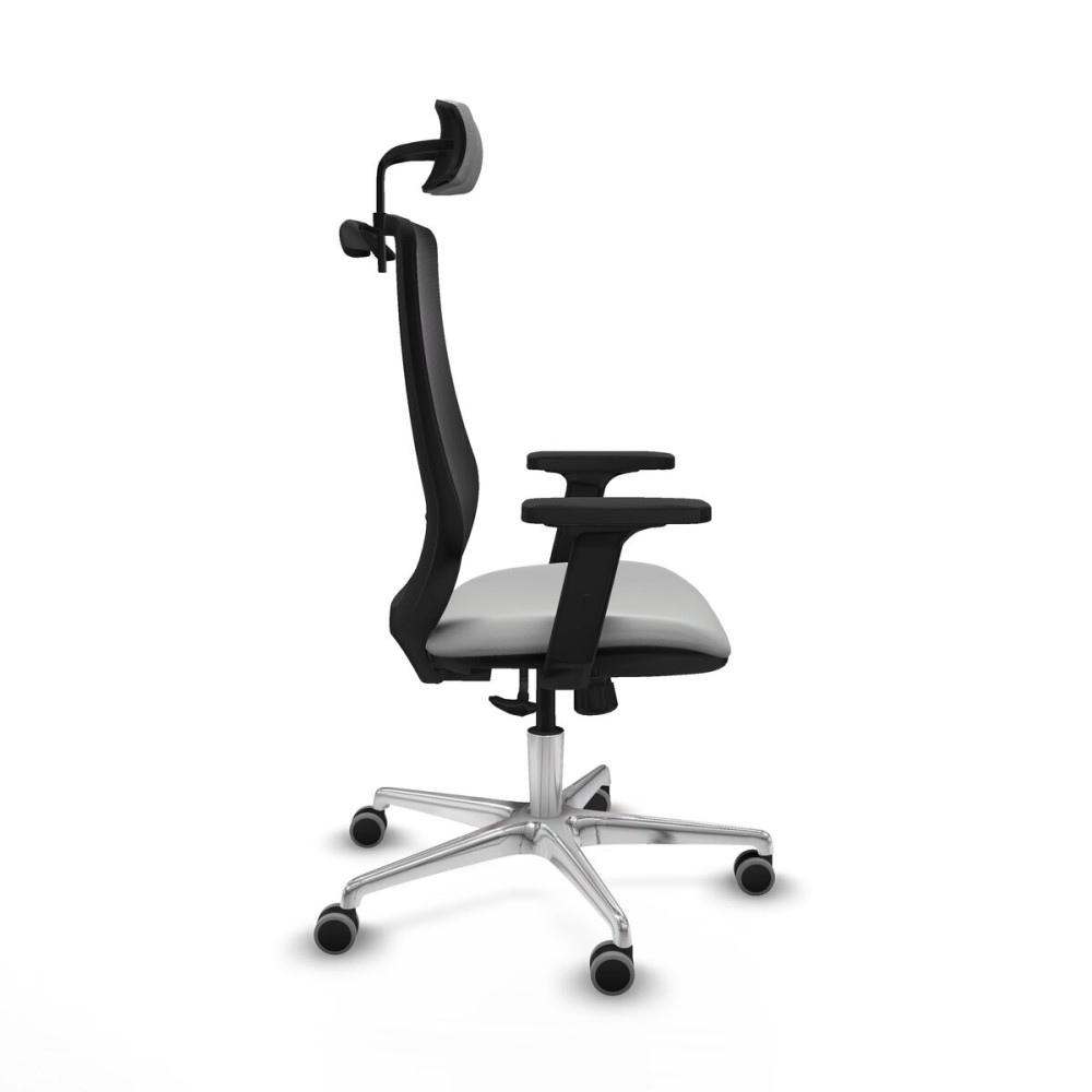 Chaise de Bureau avec Appui-tête Mardos Piqueras y Crespo D086G2H Gris clair