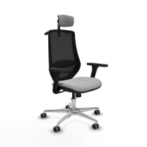 Chaise de Bureau avec Appui-tête Mardos Piqueras y Crespo D086G2H Gris clair