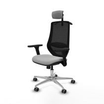 Chaise de Bureau avec Appui-tête Mardos Piqueras y Crespo D086G2H Gris clair