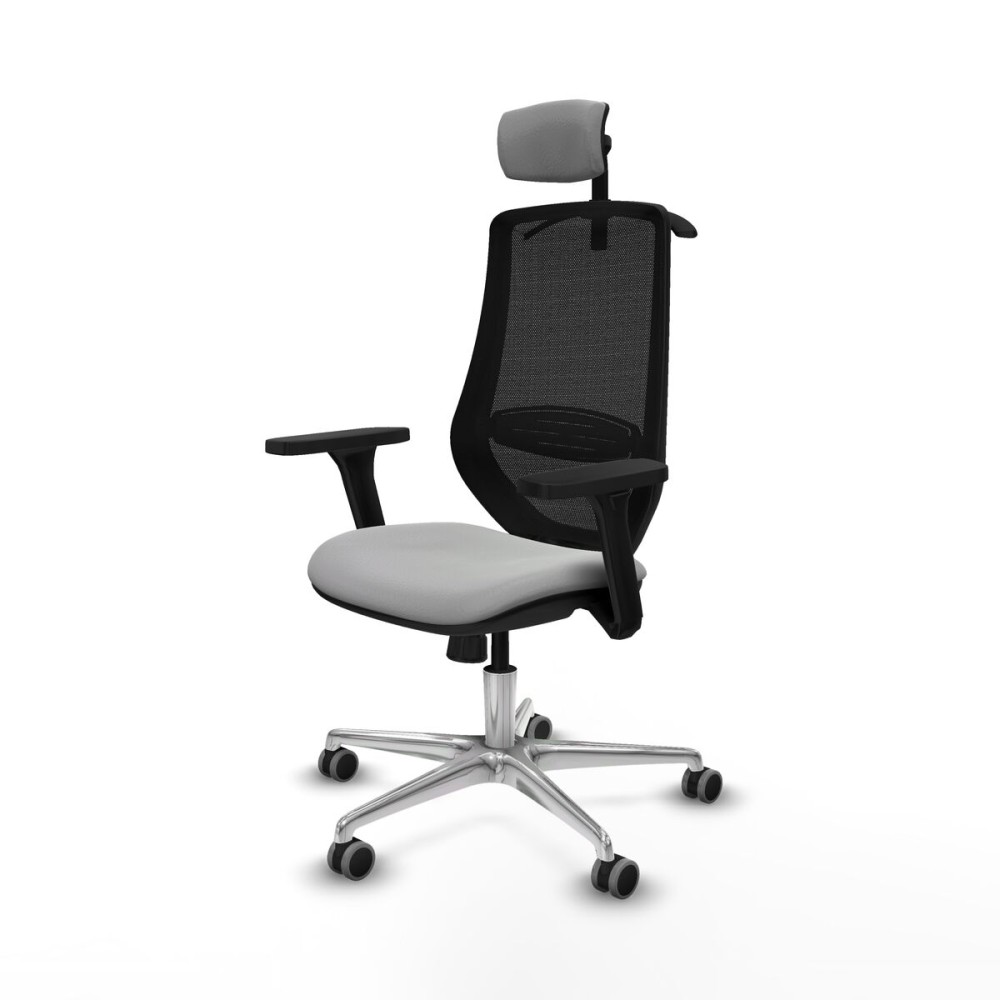 Chaise de Bureau avec Appui-tête Mardos Piqueras y Crespo D086G2H Gris clair