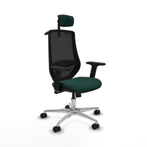 Chaise de Bureau avec Appui-tête Mardos Piqueras y Crespo D086N2H Vert