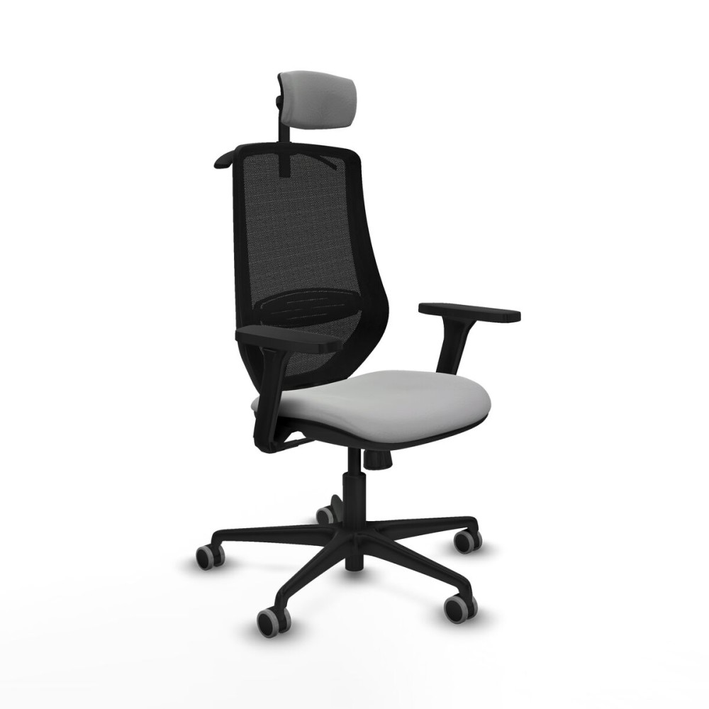 Chaise de Bureau avec Appui-tête Mardos Piqueras y Crespo D036G2H Gris clair