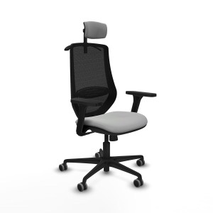 Chaise de Bureau avec Appui-tête Mardos Piqueras y Crespo D036G2H Gris clair