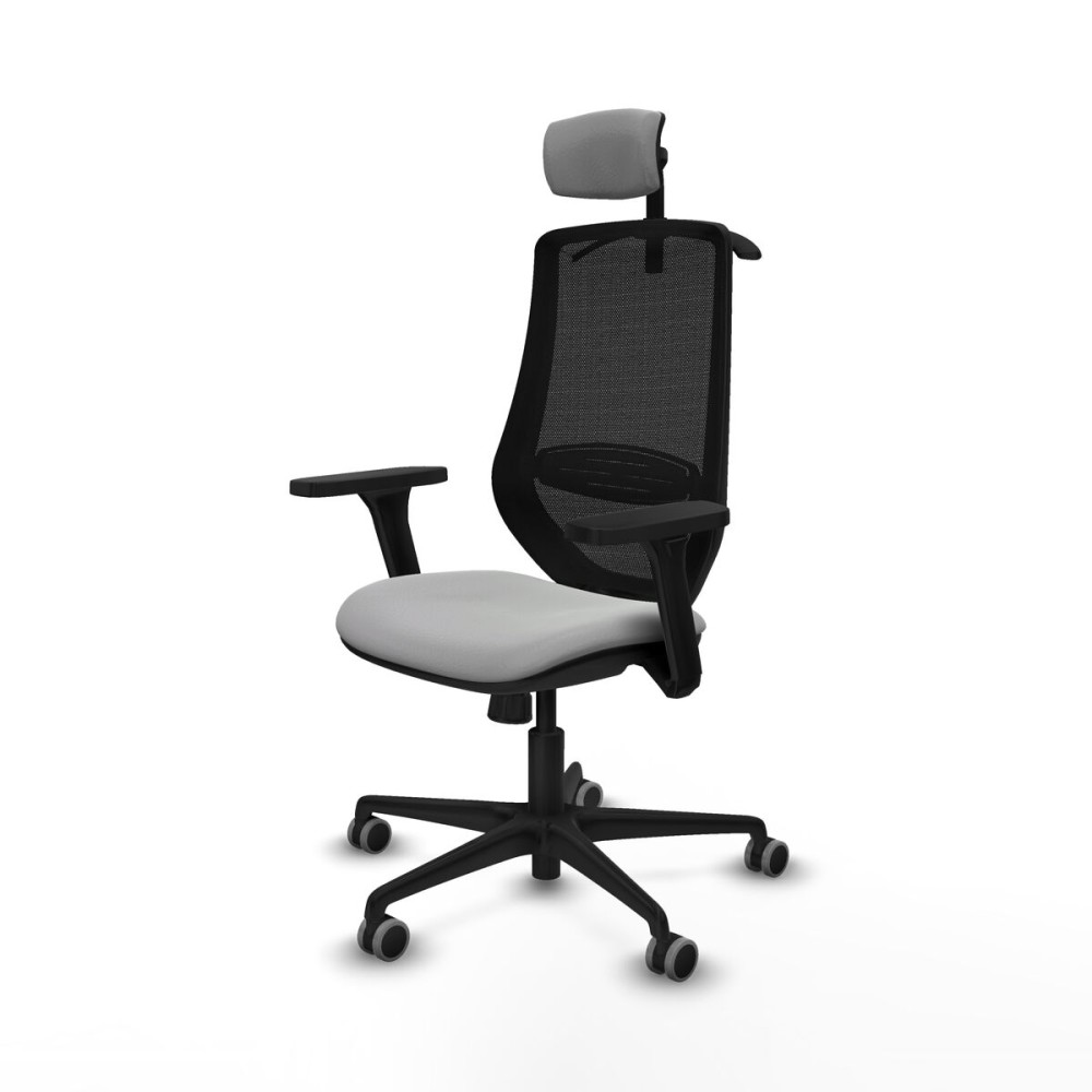 Chaise de Bureau avec Appui-tête Mardos Piqueras y Crespo D036G2H Gris clair