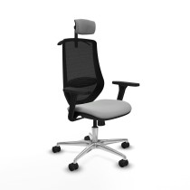 Office Chair with Headrest Mardos Piqueras y Crespo D086N2H Light grey
