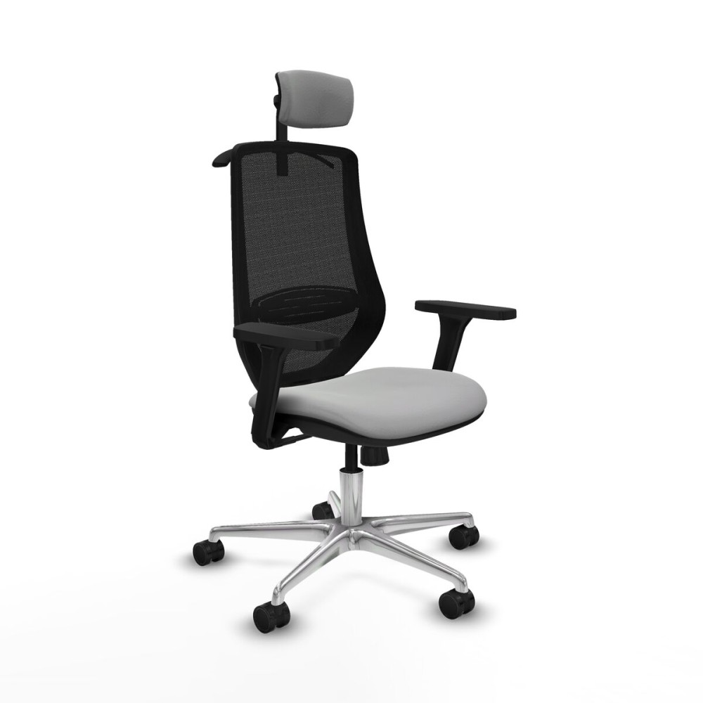 Office Chair with Headrest Mardos Piqueras y Crespo D086N2H Light grey
