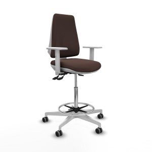 Office Chair Elche Piqueras y Crespo B5B026G Dark brown High