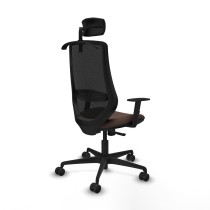 Bürostuhl mit Kopfstütze Mardos Piqueras y Crespo D036N2H Schwarz Dunkelbraun