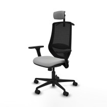Office Chair with Headrest Mardos Piqueras y Crespo D036N2H Light grey