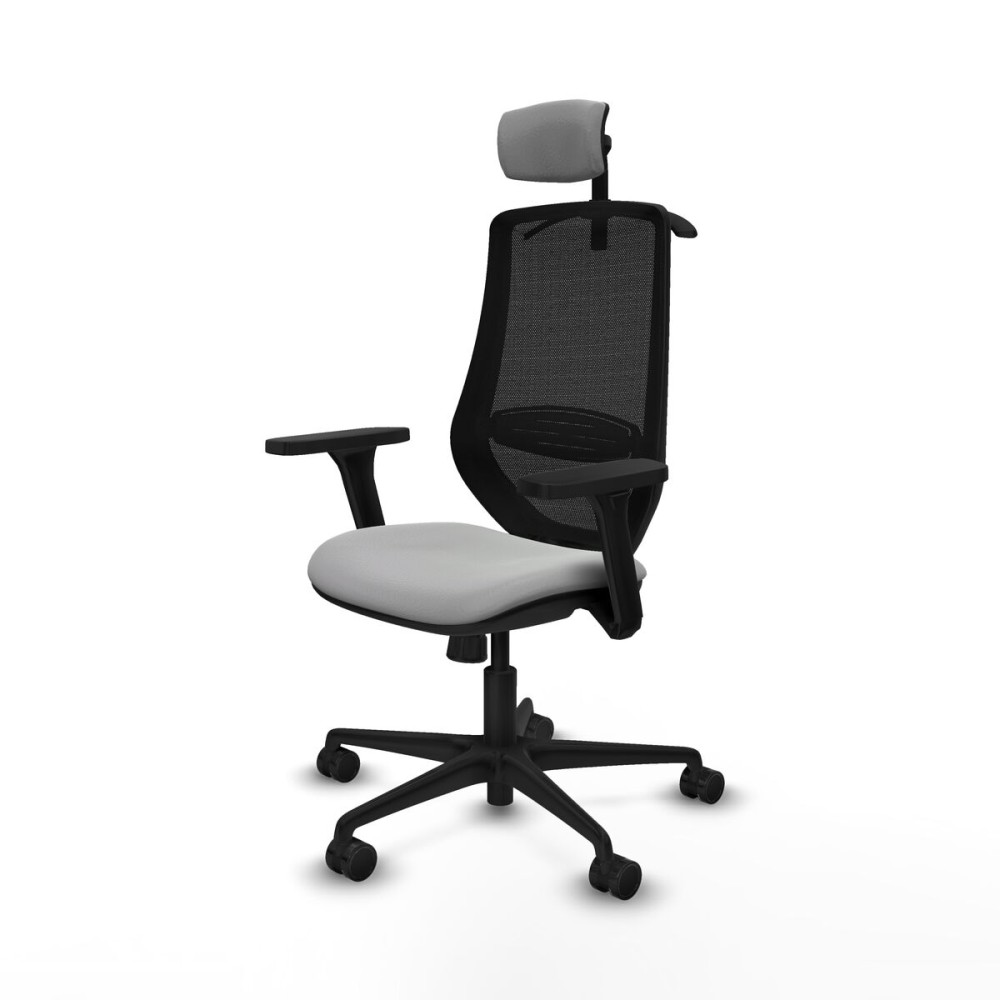 Office Chair with Headrest Mardos Piqueras y Crespo D036N2H Light grey