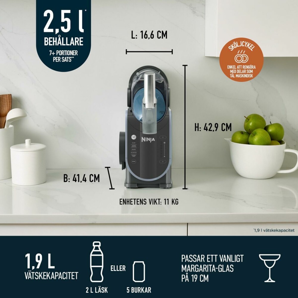 Eismaschine NINJA FS301EU Kunststoff 1,9 L