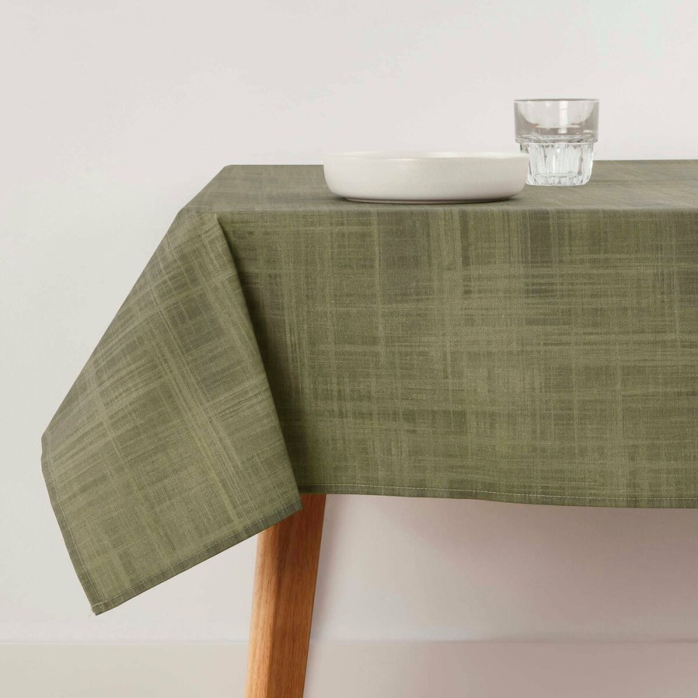 Fleckenabweisende Tischdecke Belum Liso Olive 250 x 150 cm