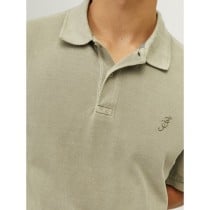 Herren Kurzarm-Poloshirt Jack & Jones JPRBLUWILLIAM  12257315 grün