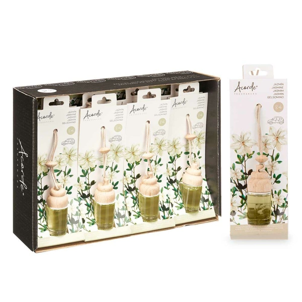 Bambusstöcke Acorde 3-H-AR Glas Parfüm Jasmin 8 ml (12 Stück)