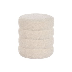 Fußstütze DKD Home Decor Weiß Holz MDF Moderne 43 x 43 x 47 cm