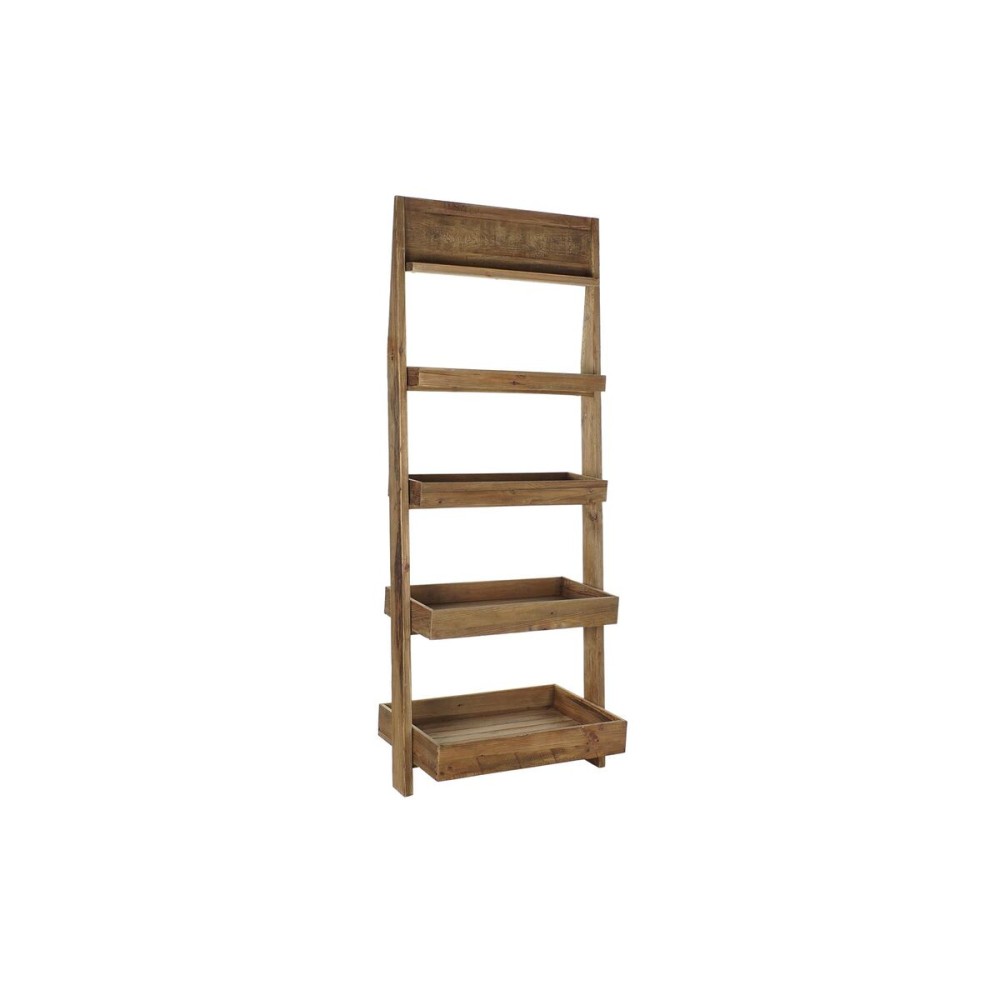 Shelves DKD Home Decor Natural Recycled Wood 4 Shelves (80 x 50 x 200 cm)