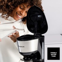 Drip Coffee Machine Taurus Verona inox 12 tazas 1000 W Black