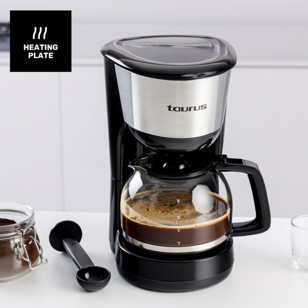 Drip Coffee Machine Taurus Verona inox 12 tazas 1000 W Black