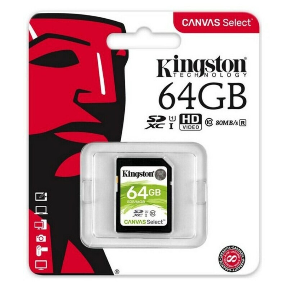 Carte Mémoire SD Kingston SDS2 100 MB/s exFAT