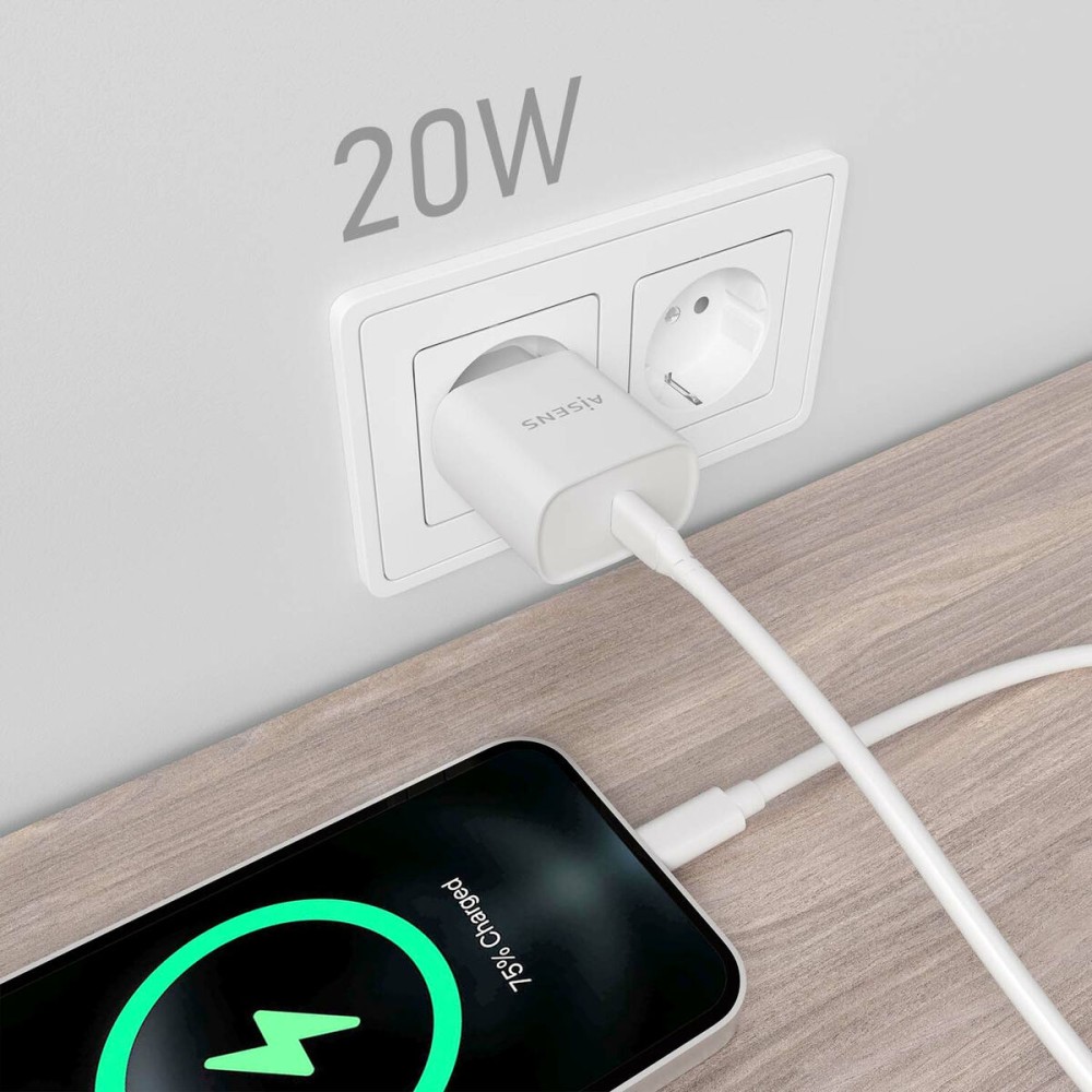 Wandladegerät Aisens A110-0752 Weiß 20 W (1 Stück)
